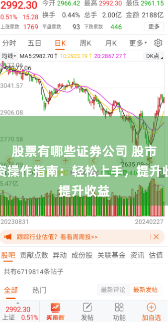 股票有哪些证券公司 股市配资操作指南：轻松上手，提升收益
