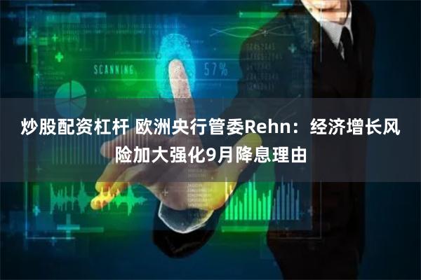 炒股配资杠杆 欧洲央行管委Rehn：经济增长风险加大强化9月降息理由
