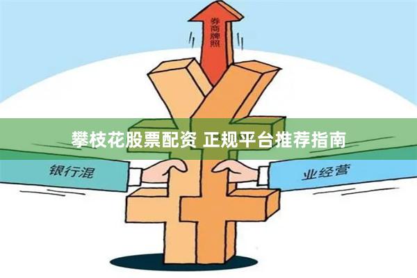 攀枝花股票配资 正规平台推荐指南